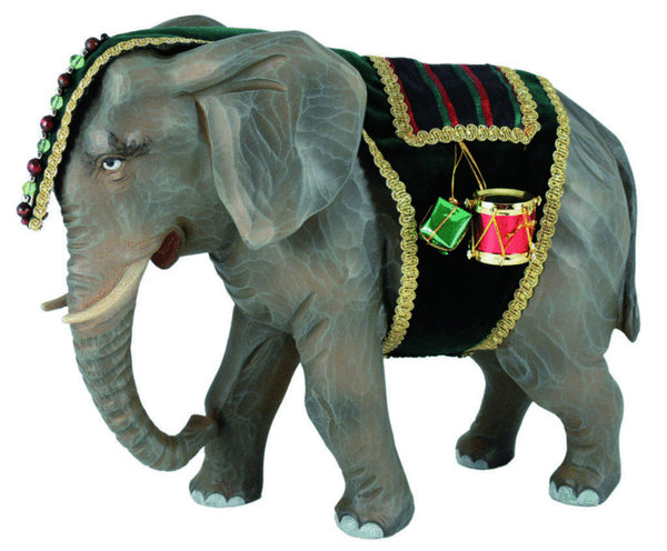 Elefant MIT Decke und Geschenken