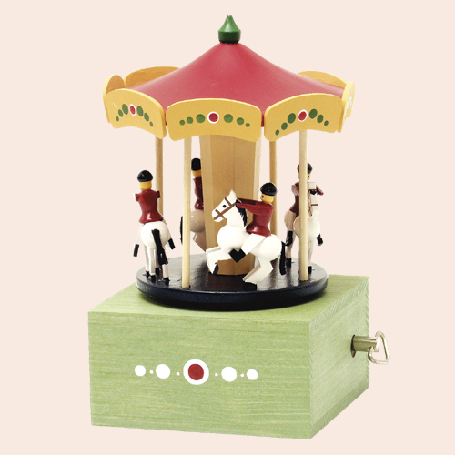 Musical Box Horse Carousel