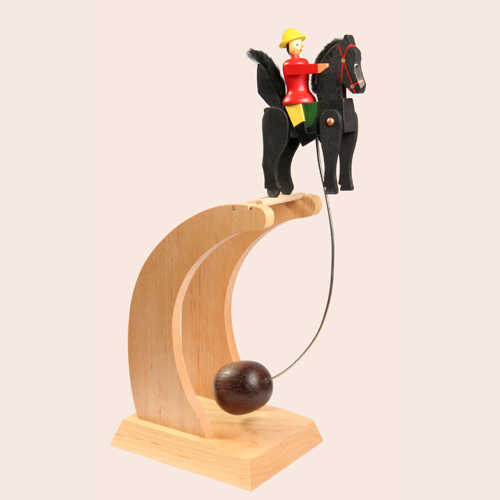 Wiggling Horseman Figurine with Pulser