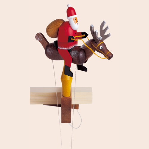 Pendulum Rider Santa Claus on Reindeer