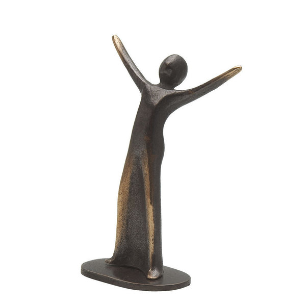 "Freude" Bronzefigur von Kerstin Stark