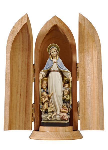 Heilige Maria Schutzmantelmadonna in Nische