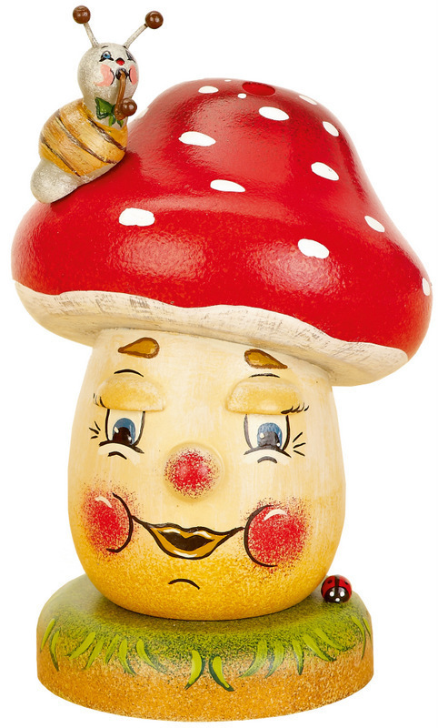 Mushroom Smoker Figurine by Hubrig