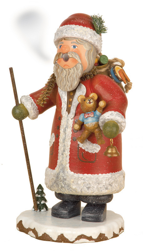 Santa Claus Smoker Figurine