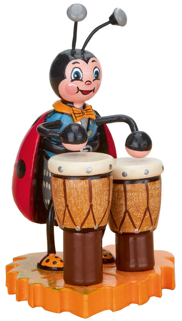 Ladybird with Bongo Drums