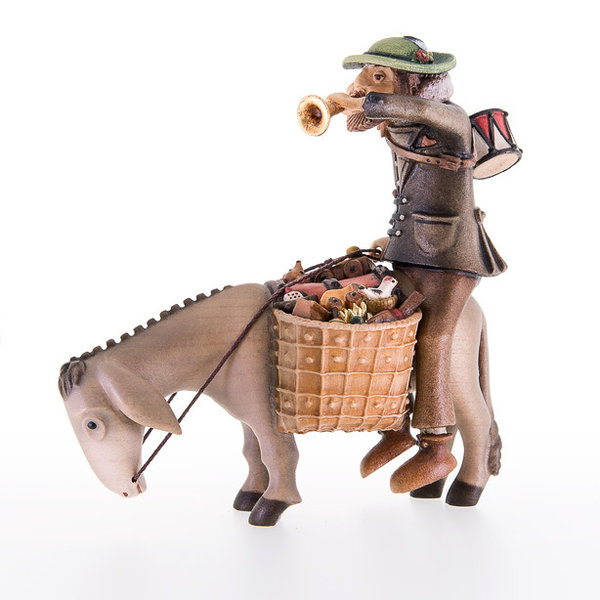 Der Spielzeughausierer mit Esel