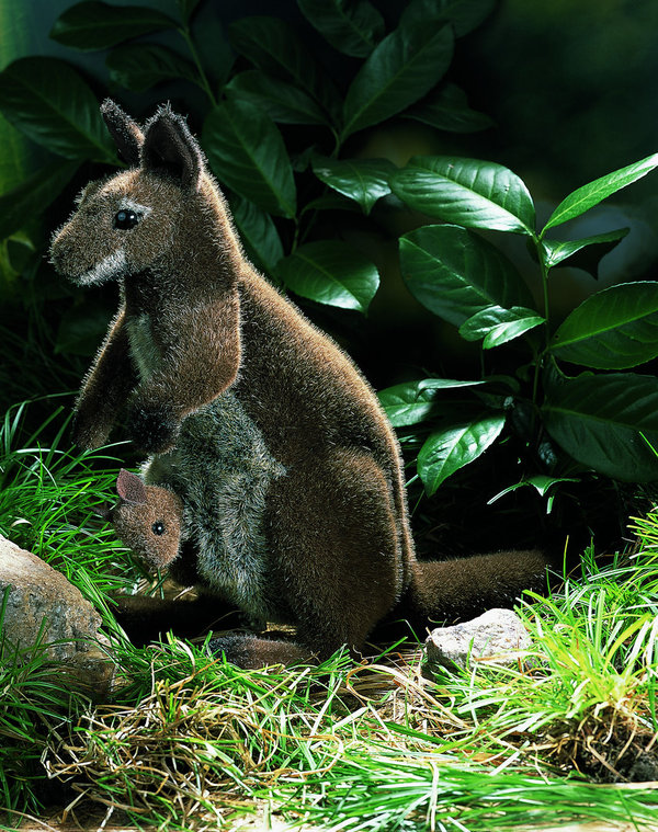 Känguru mit Kind 36 cm