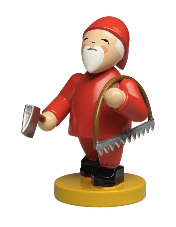 Gnome With Saw And Axe
