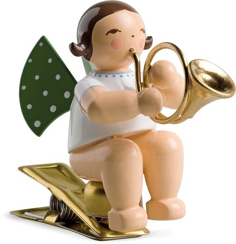 Angel with French Horn, on Clip