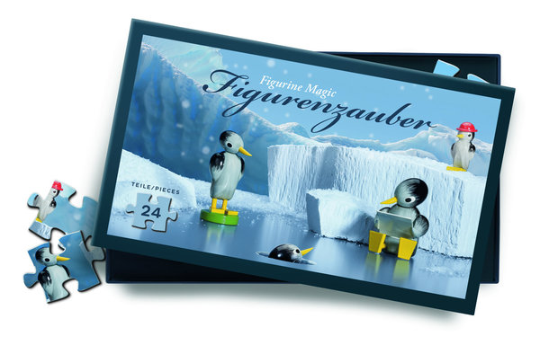Puzzle "Pinguine im Eis"