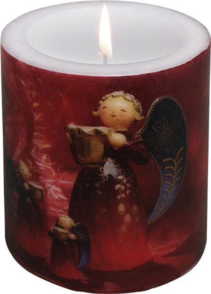 Candle "Richly Painted Angel"