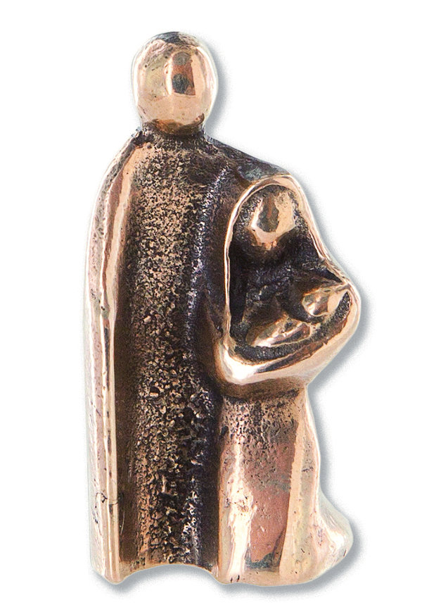 Bronzeminiatur "Heilige Familie"