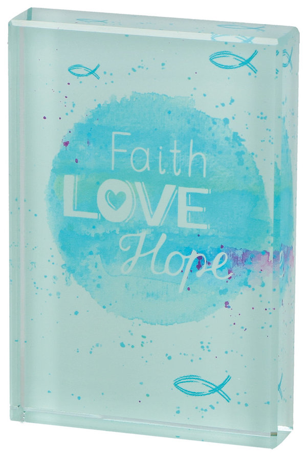 Glasquader "Faith, Hope, Love"