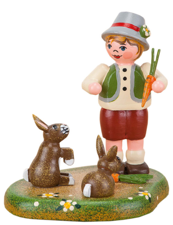 Paul´s  Bunnies - Boy with Hares and Carot