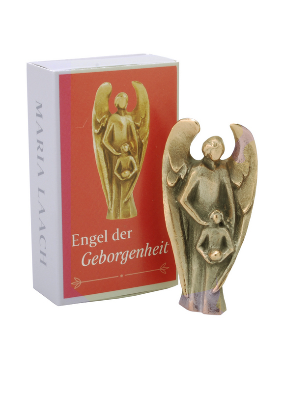 Engel der Geborgenheit Bronzefigur