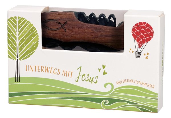 Multifunktions-Taschenmesser "Unterwegs mit Jesus"